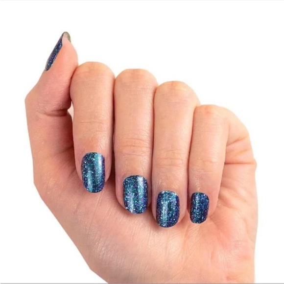 *Retired* Color Street: Dallas Darling | Teal Blue Glitter Purple Silver Party - Picture 11 of 14